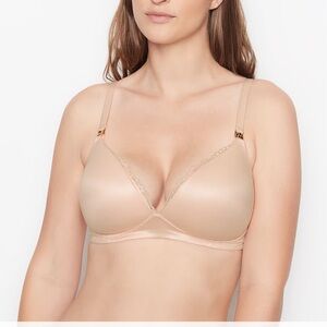 BODY BY VICTORIA Wireless Nursing Bra SZ 40C in Marzipan